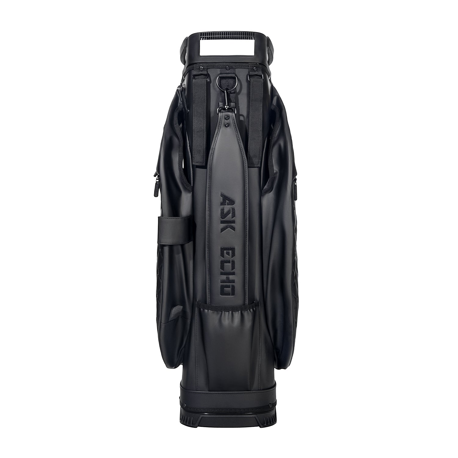 Ask Echo 2025 SLC-130LE Luxury 15 Way Full Length Dividers Golf Quiet Synthetic Leather Cart Bag / Black