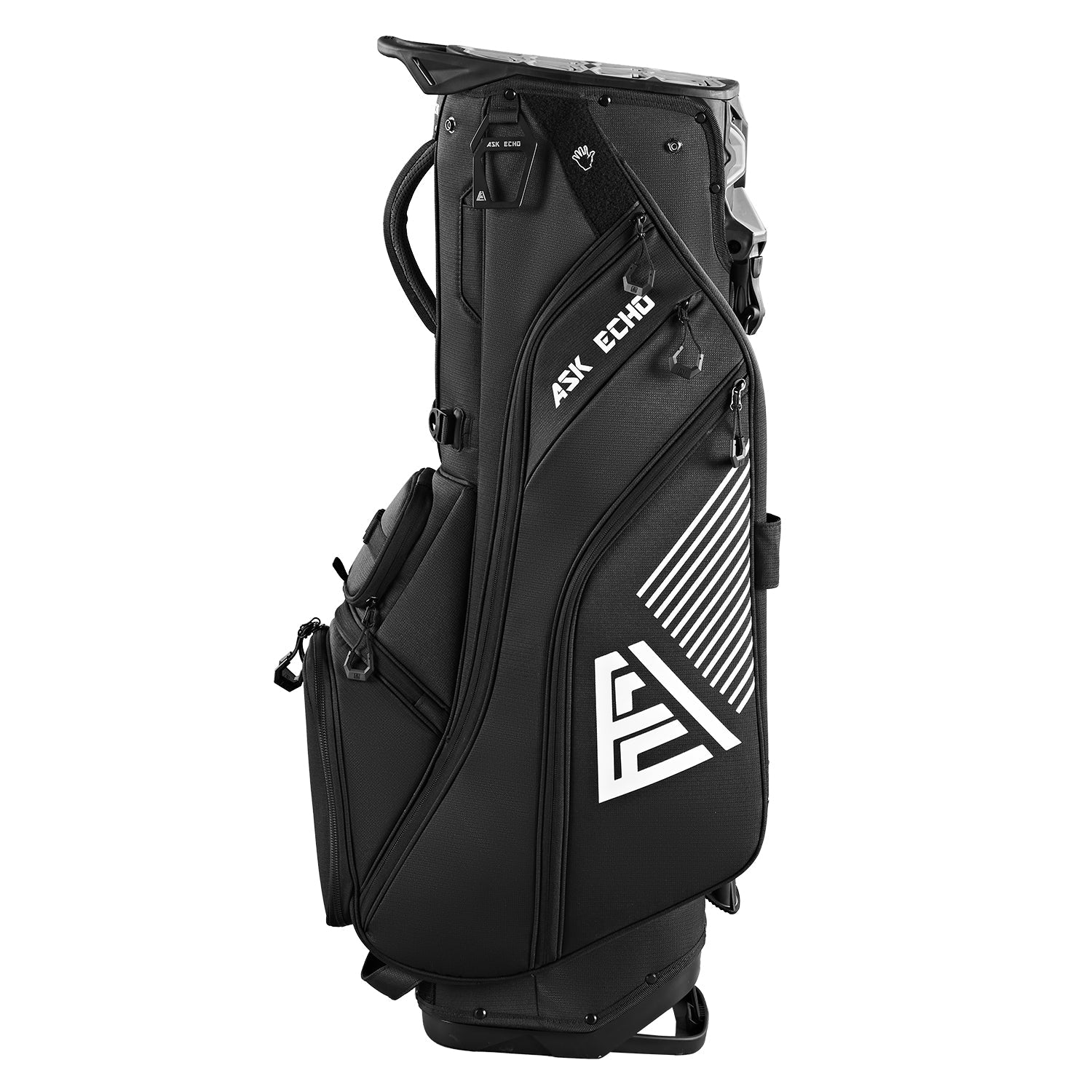 Ask Echo 2025 ST-LOCK Mecha 14 Way Dividers Quiet Hybrid Stand Bag / Black