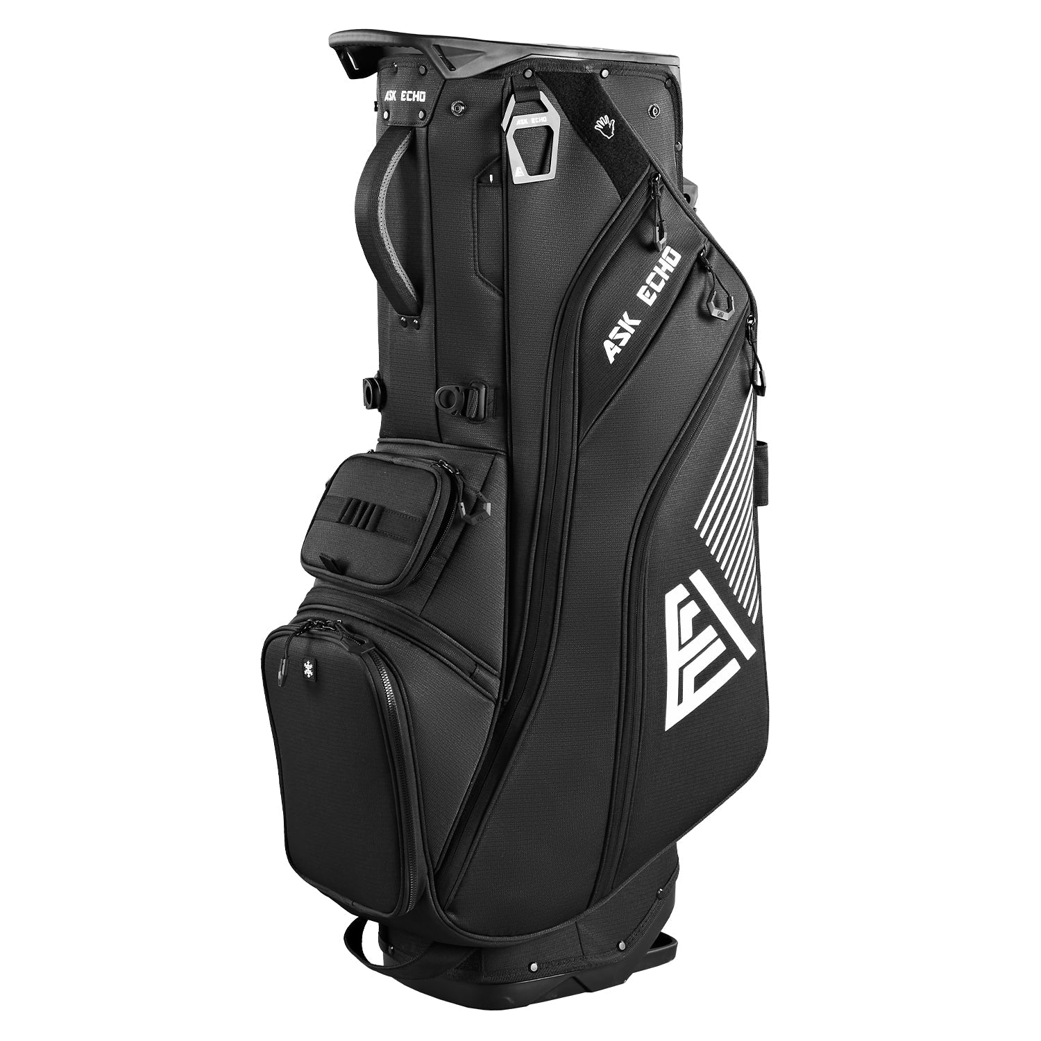 Ask Echo 2025 ST-LOCK Mecha 14 Way Dividers Quiet Hybrid Stand Bag / Black