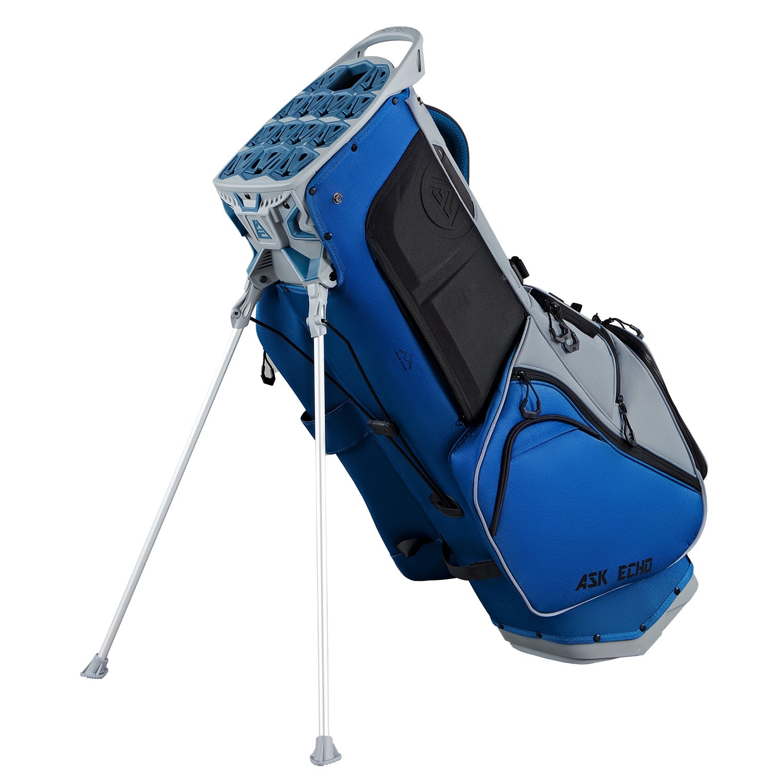 Ask Echo 2025 ST-LOCK Mecha 14 Way Dividers Quiet Hybrid Stand Bag / NavyGrey