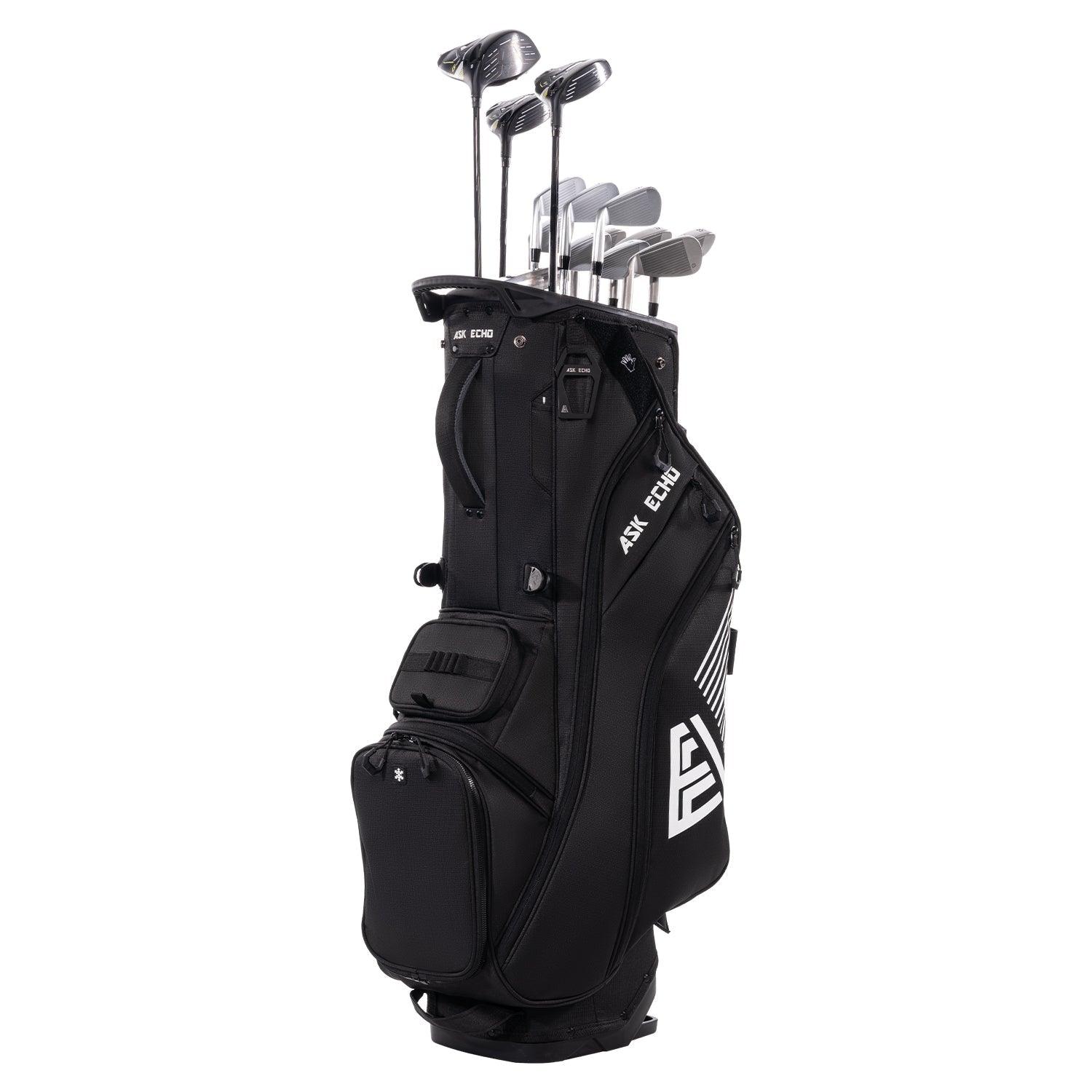 Ask Echo 2025 ST-LOCK Mecha 14 Way Dividers Quiet Hybrid Stand Bag / Black
