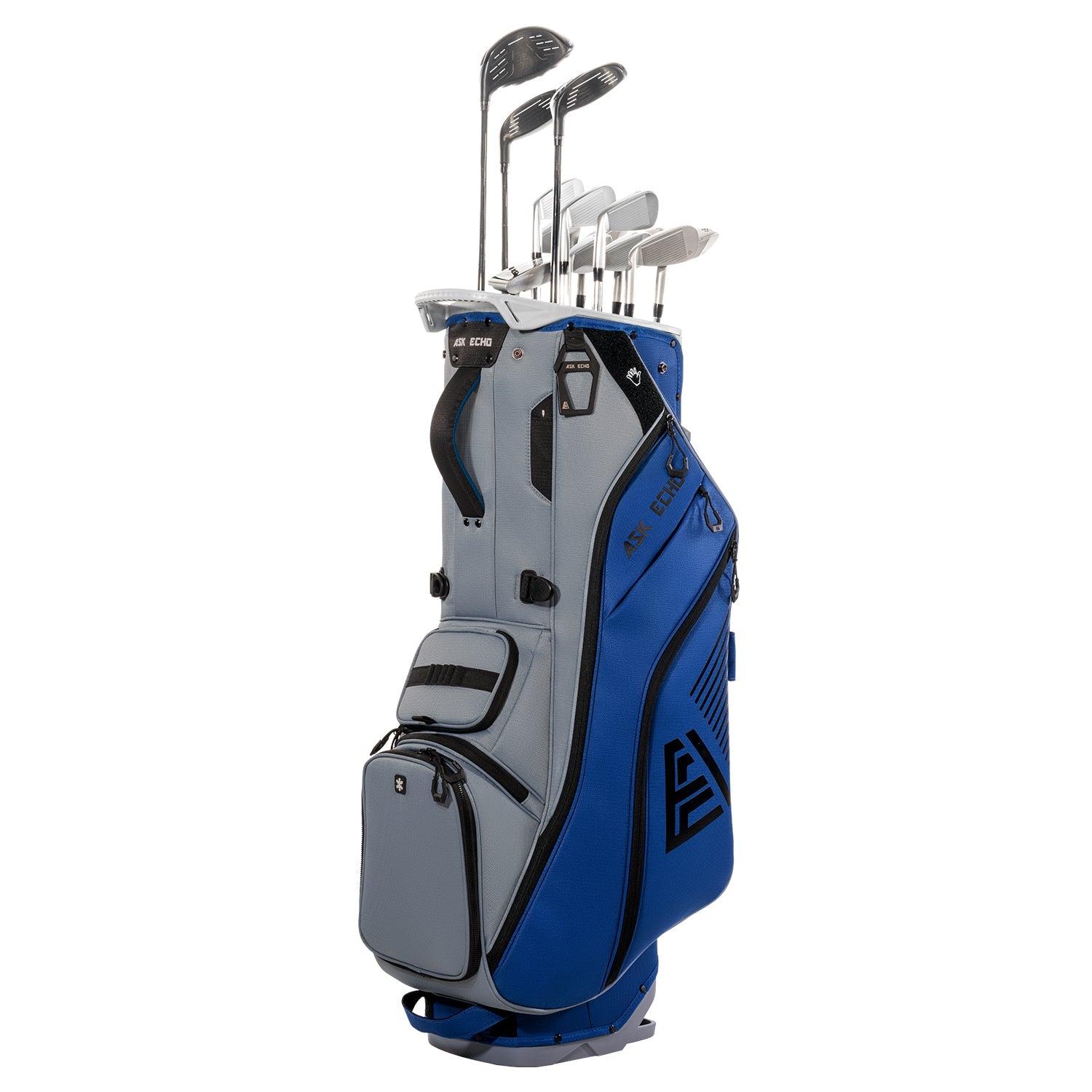 Ask Echo 2025 ST-LOCK Mecha 14 Way Dividers Quiet Hybrid Stand Bag / NavyGrey