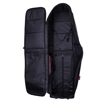 ASK ECHO 2025 Outdoors Golf Travel Bag Soft-Sided with Wheels / Black