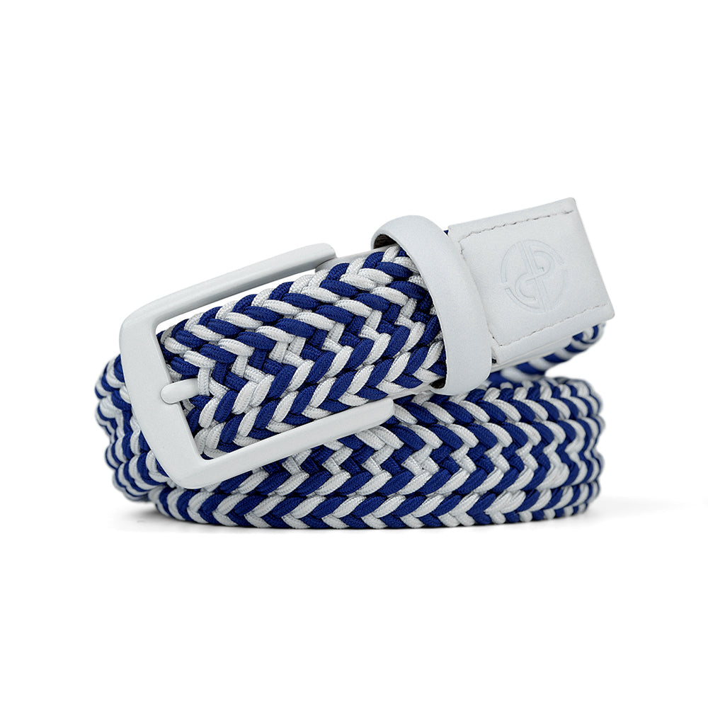 Ask Echo X Goating Player Men's Natural Flex Golf Belt / Sky Blue
