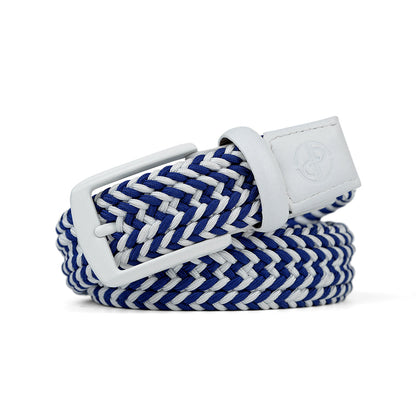 Ask Echo X Goating Player Men's Natural Flex Golf Belt / Sky Blue
