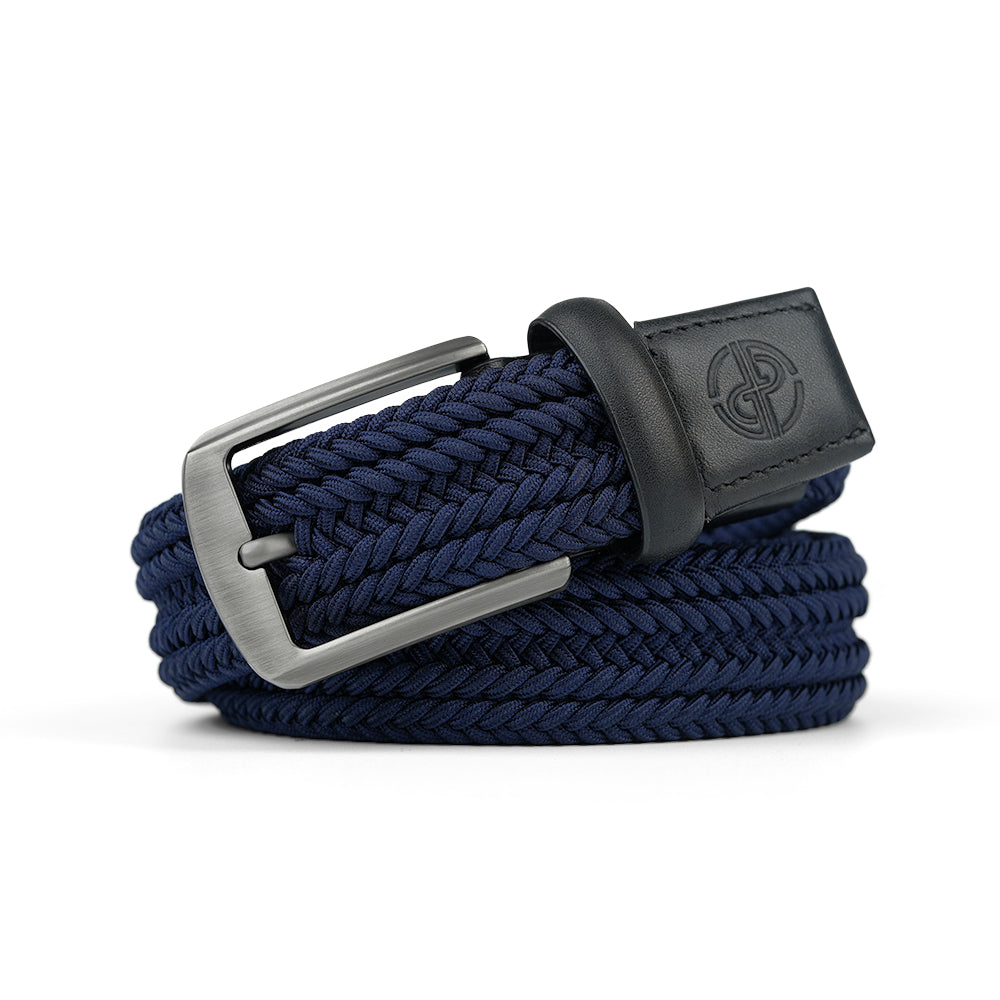 Ask Echo X Goating Player  Men's Natural Flex Golf Belt / Navy