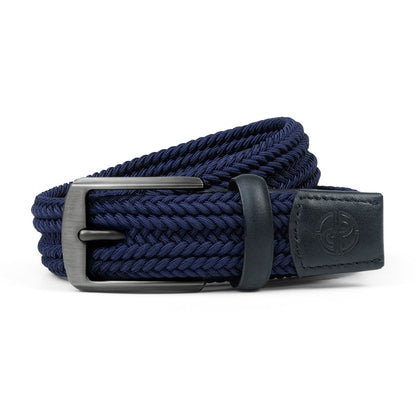 Ask Echo X Goating Player  Men's Natural Flex Golf Belt / Navy