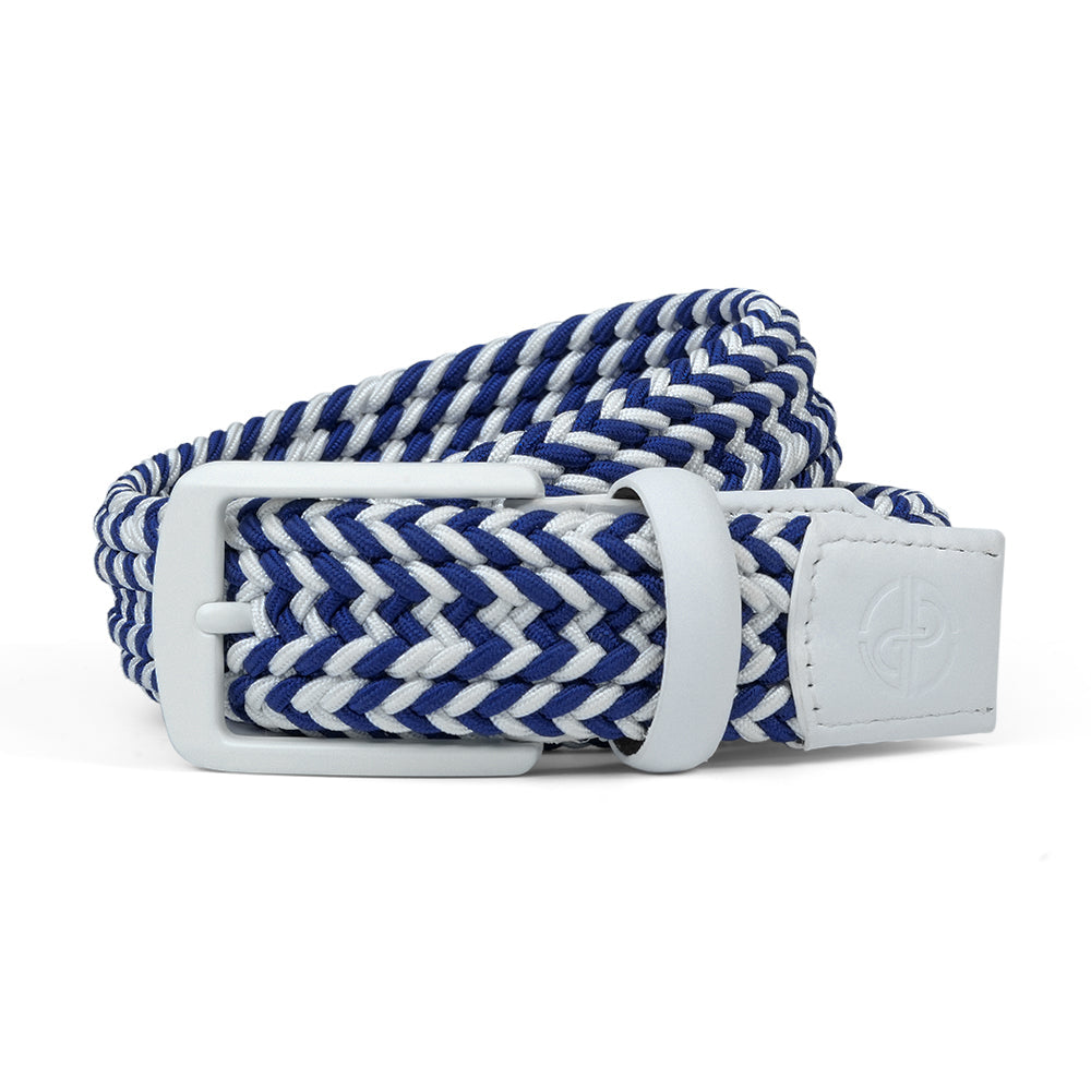 Ask Echo X Goating Player Men's Natural Flex Golf Belt / Sky Blue