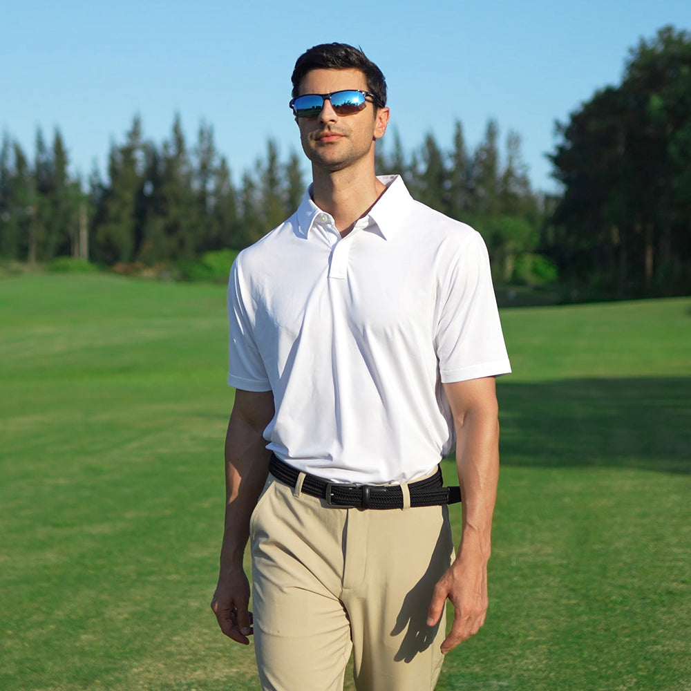 Ask Echo X Goating Player  Men's Natural Flex Golf Belt / Black