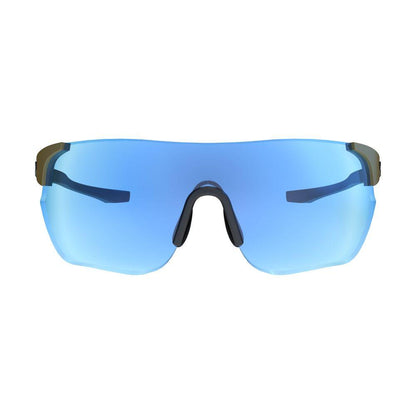 Ask Echo Golf No Frame Gunmetal Leg Sunglasses / Revo Blue