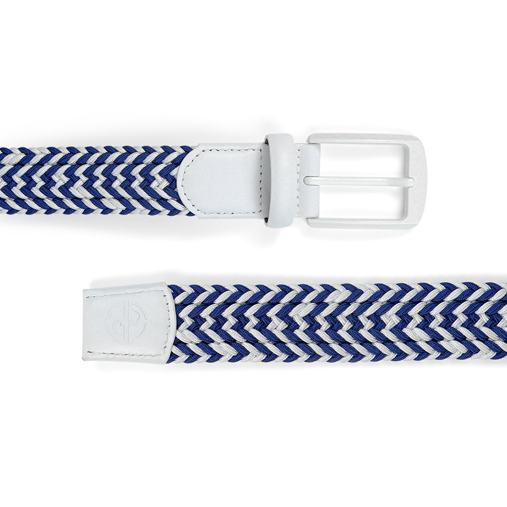 Ask Echo X Goating Player Men's Natural Flex Golf Belt / Sky Blue