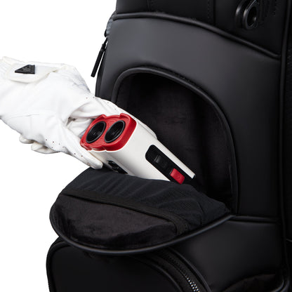 Ask Echo 2025 Prestige-14 Way Full Length Hybrid Leather Stand Bag / Black